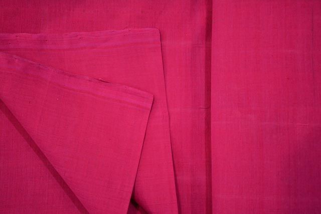 Pink Mangalgiri Pure Handloom Cotton Fabric