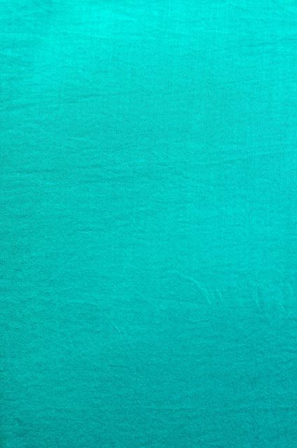Turquoise Cotton Silk Fabric By The Yard