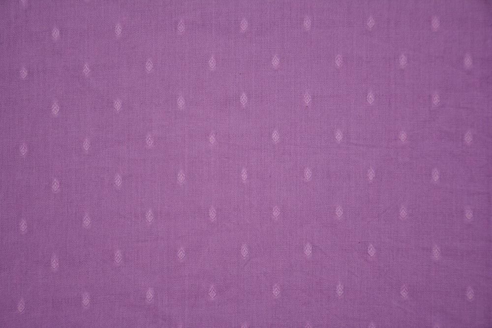 Orchid Purple Woven Motif Cotton Fabric