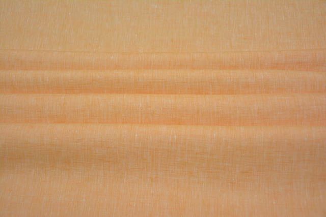 Apricot Peach Irish Linen Fabric