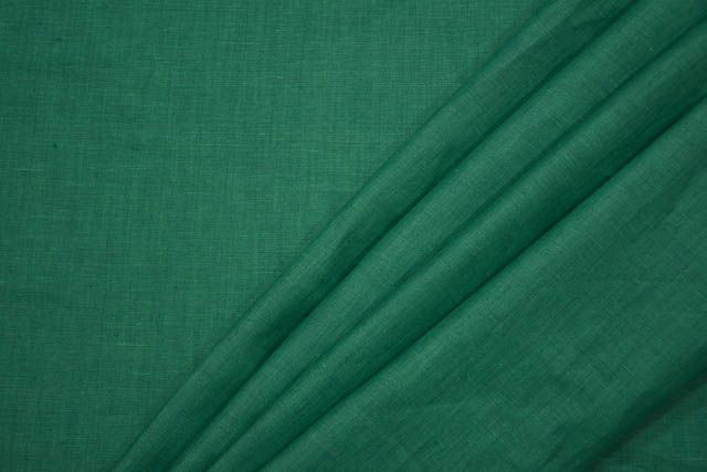 Holly Green European Linen Fabric