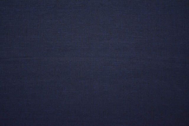 Navy Blue European Linen Fabric