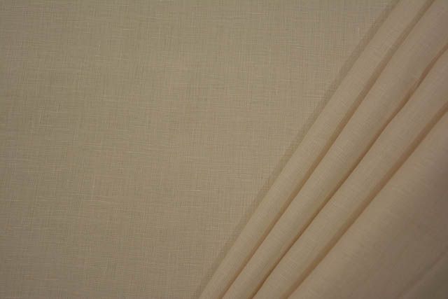 Brulee Cream Irish Linen Fabric