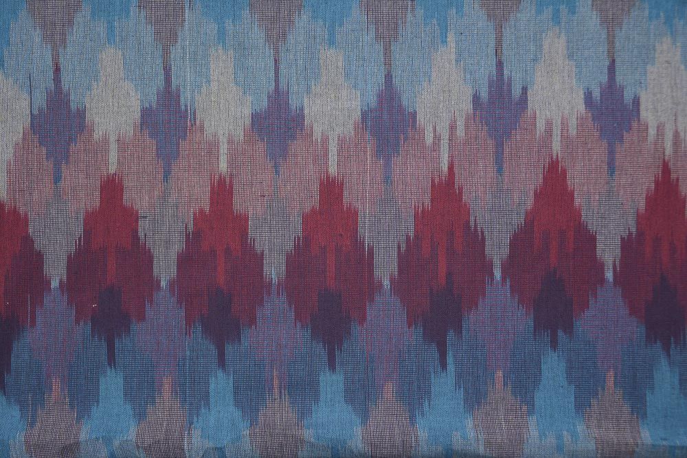 Multicolor Ikat Fabric