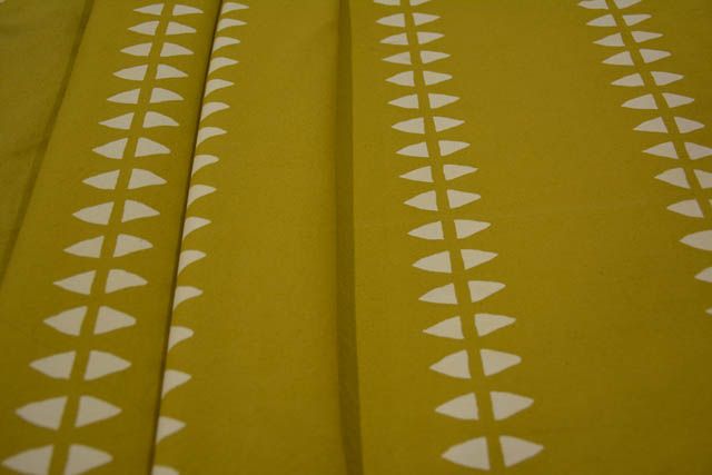 Mustard Cotton Canvas Fabric By The Yard