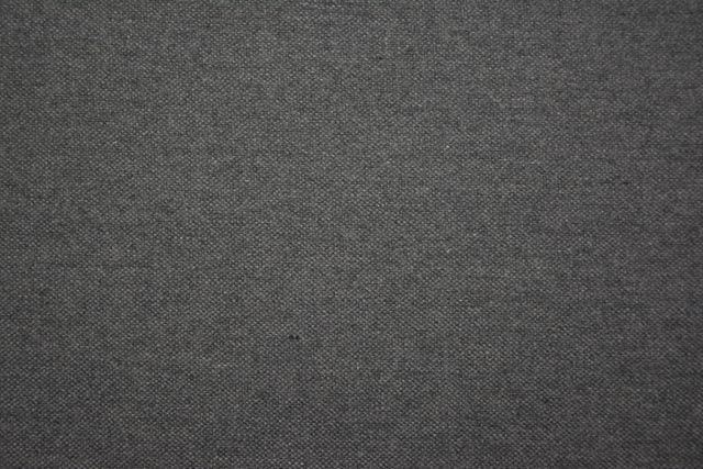 Steel Blackish Grey Tweed Wool Fabric 