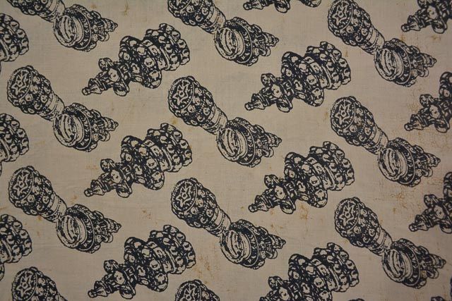 Kashish Grey And Black Printed Cotton Fabric