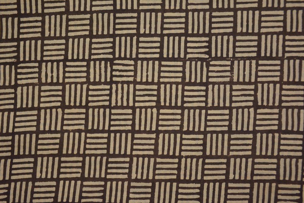 Bagru Square Hand Block Printed Cotton Fabric