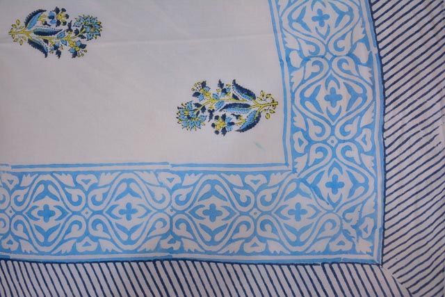 Beautiful Printed Pareo Sarong In Blue Color