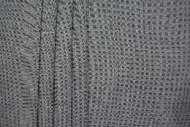 Castor Grey Double Tone Handloom Cotton Fabric