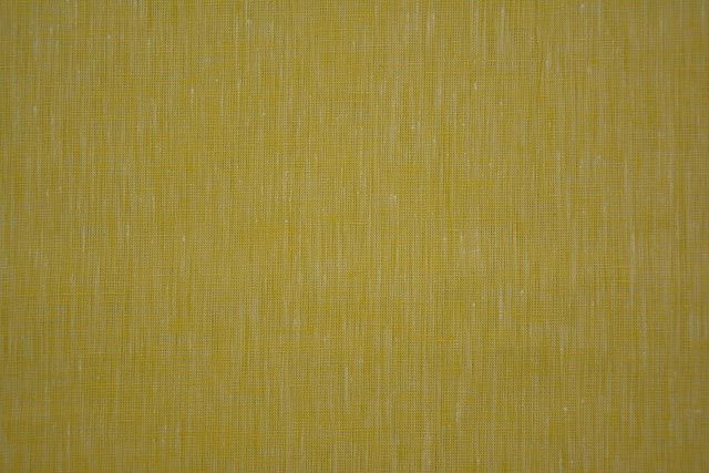 Yellow European Linen Shirting Fabric 