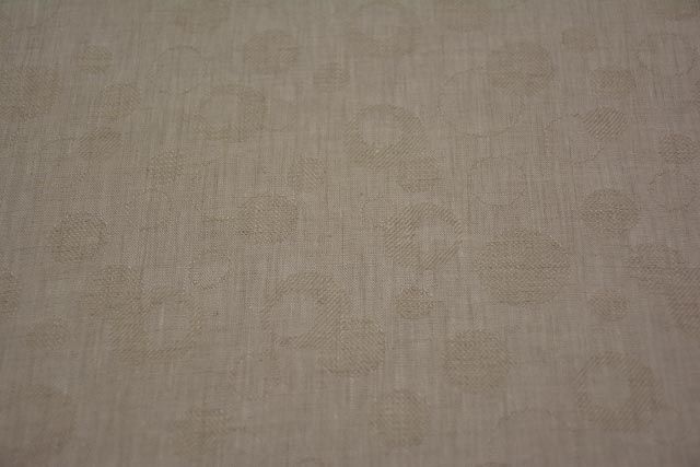 Whitecap Gray Self Design Pure Irish Linen Fabric 