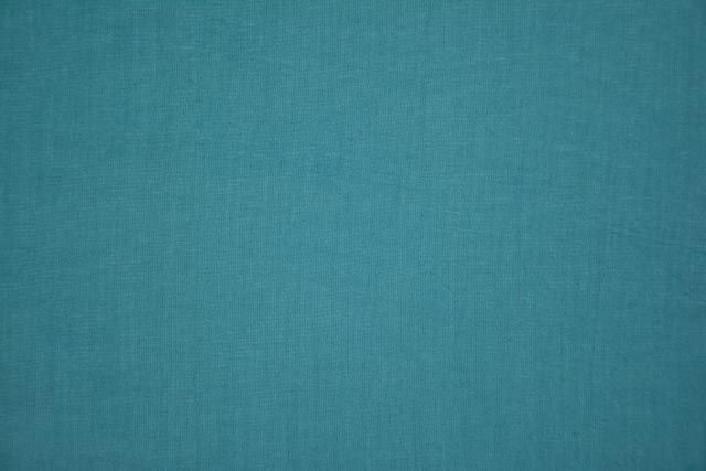 Blue Turquoise Mulmul/voile Cotton Fabric