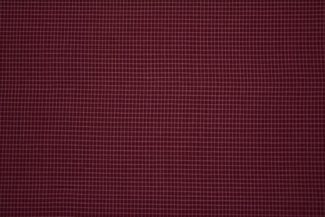 Violet Quartz Checks Pattern Mangalgiri Pure Handloom Cotton Fabric