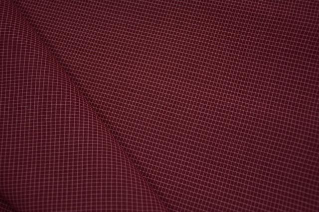 Violet Quartz Checks Pattern Mangalgiri Pure Handloom Cotton Fabric