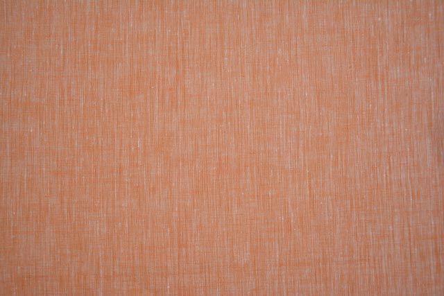 Baby Orange European Linen Fabric