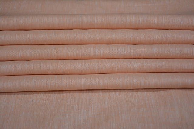 Peach Pearl Turkish Linen Fabric