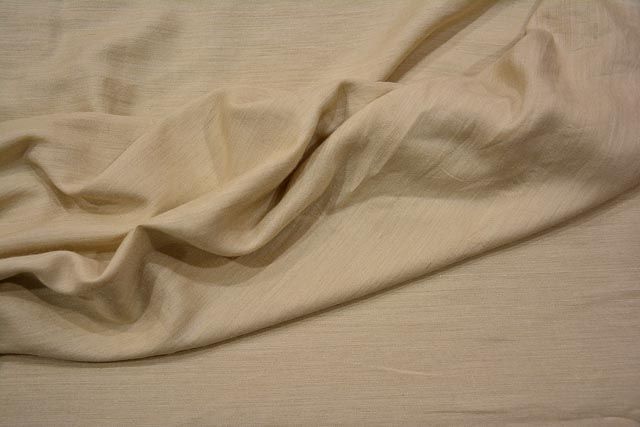 Natural Banarasi Moonga Tussar Silk Fabric