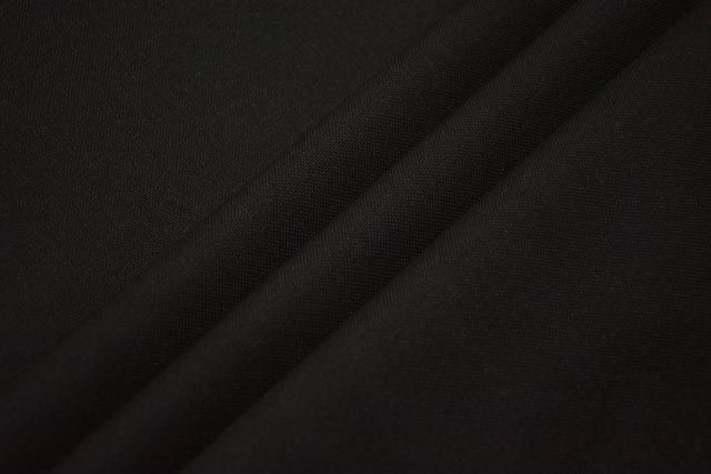  Pure Wool Black Fabric 