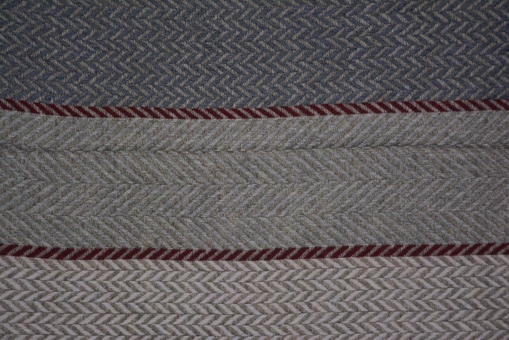 Multicolor Chevron Design Cashmere Wool Stole