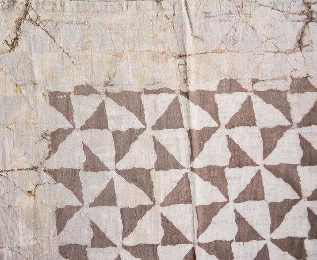 Kashish Grey Triangle  Block Printed Pareo Sarong