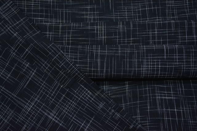 Black And White Handwoven Cotton Fabric
