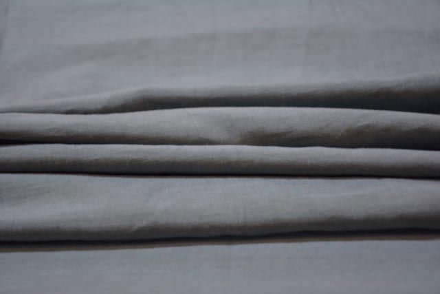 Grey Cotton Silk Fabric By The Yard