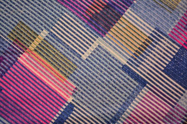 Multicolor Stripes Glace Cotton Fabric