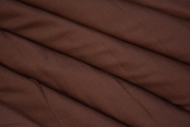 Chocolate Brown Fine Rayon Fabric