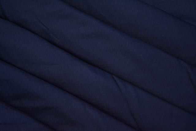 Navy Blue Fine Rayon Fabric By Meter