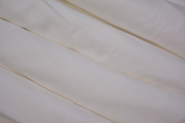 Milky White Rayon Fabric