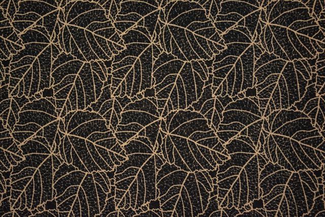 Leaf Print Georgette Fabric