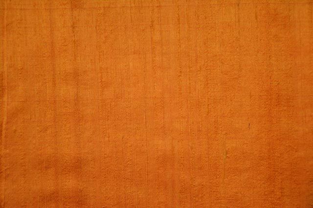 Golden Yellow Raw Silk Fabric By The Yard