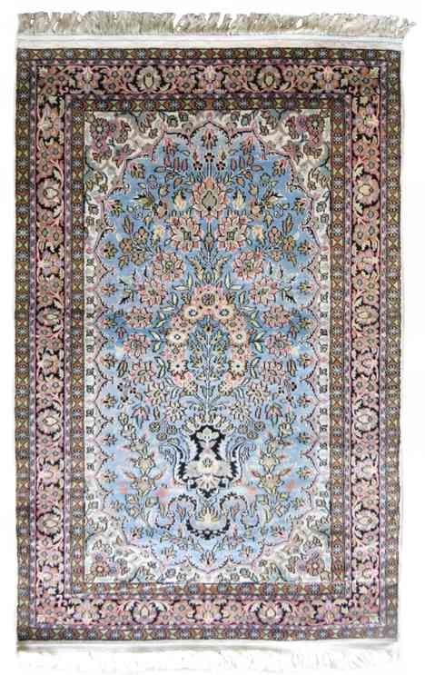 Garden Of Kashmir Pure Silk Carpet