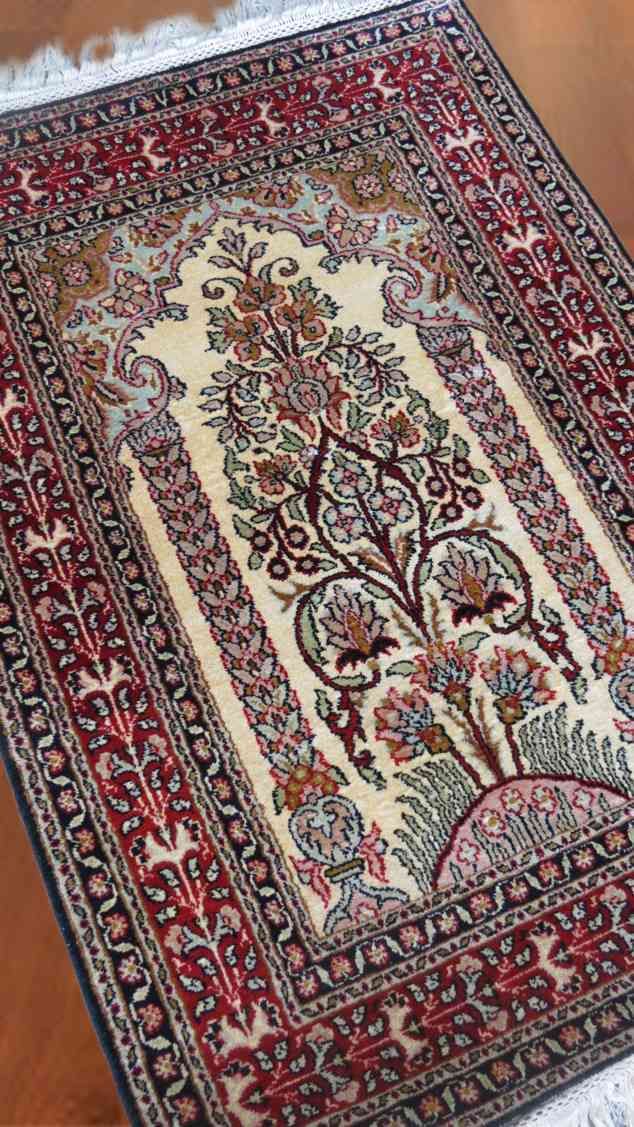 Garden Of Kashmir Pure Silk Rug