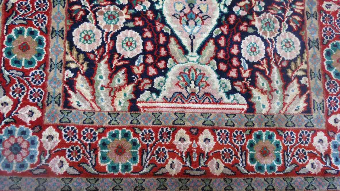 Garden Of Kashmir Pure Silk Rug