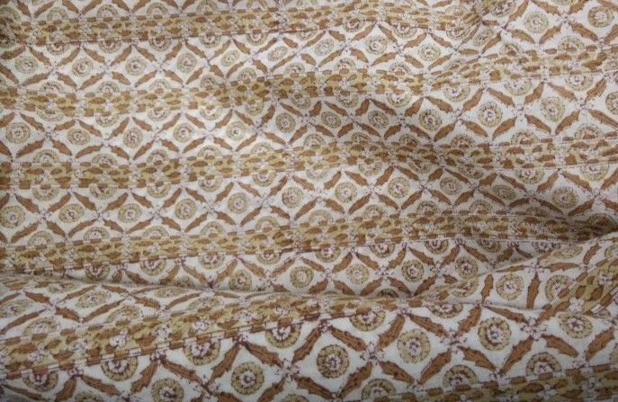 Mughal Design Indian Block Print Fabric