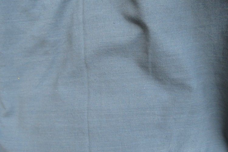 Plain Grey Handwoven Indian Cotton Fabric