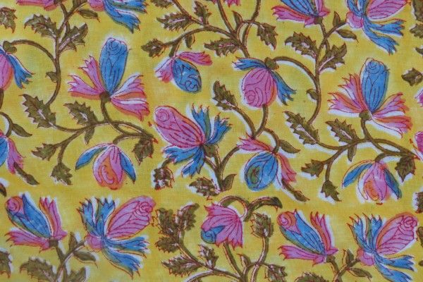 Floral 100 Rayon Fabric By The Yard