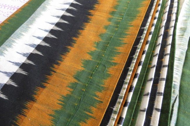 Colorful 3d Ikat Fabric By The Yard