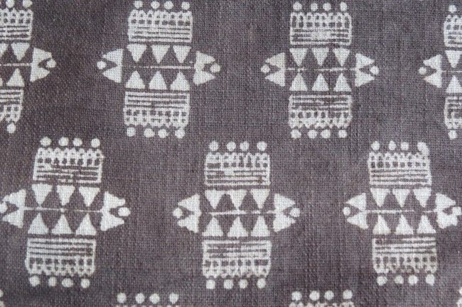 Grey Robot Upholstery Khari Cotton Fabric