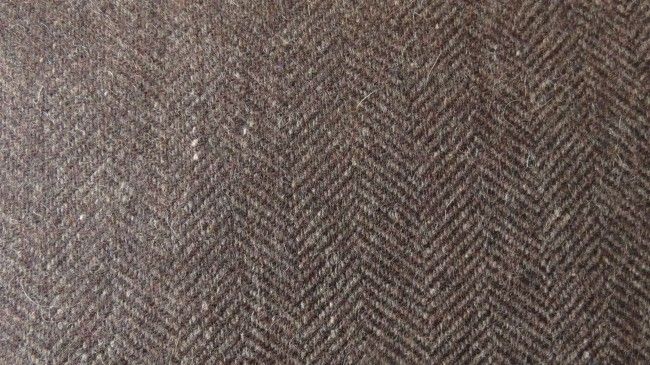 Brown Tweed Wool Fabric By The Yard Hf998s