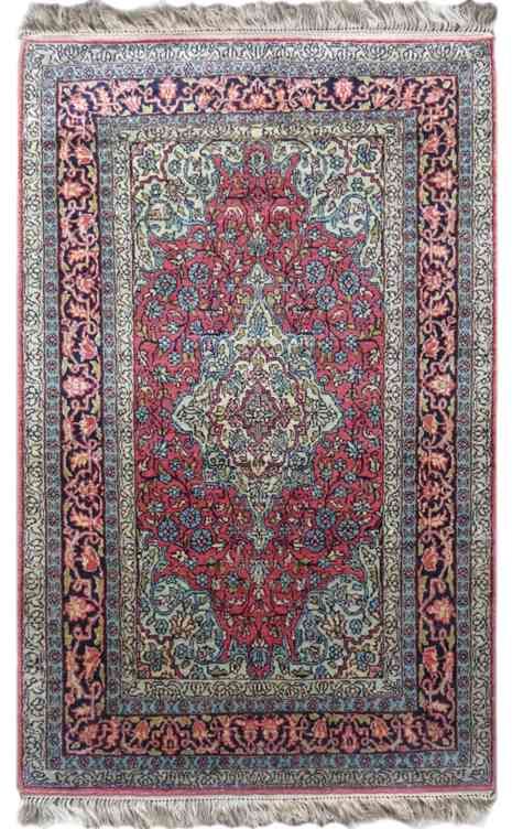 Kashmir Design Persian Silk Rugs