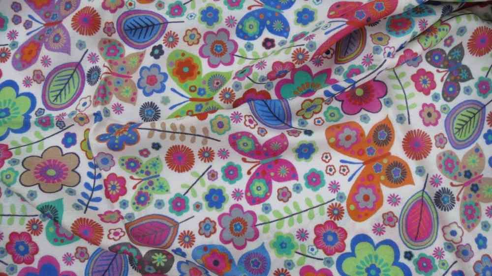 Multicolor Floral Designer Silk Scarves 