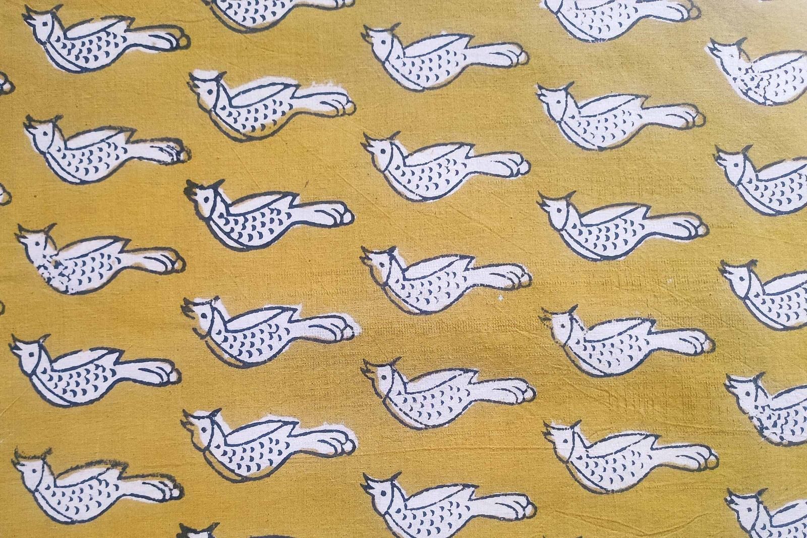 Hand Block Printed Cotton Fabric