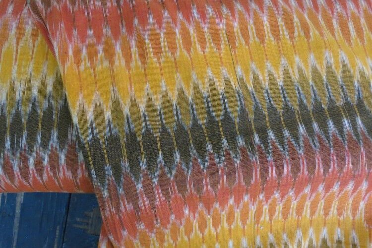Colorful Ikat Fabric By The Yard