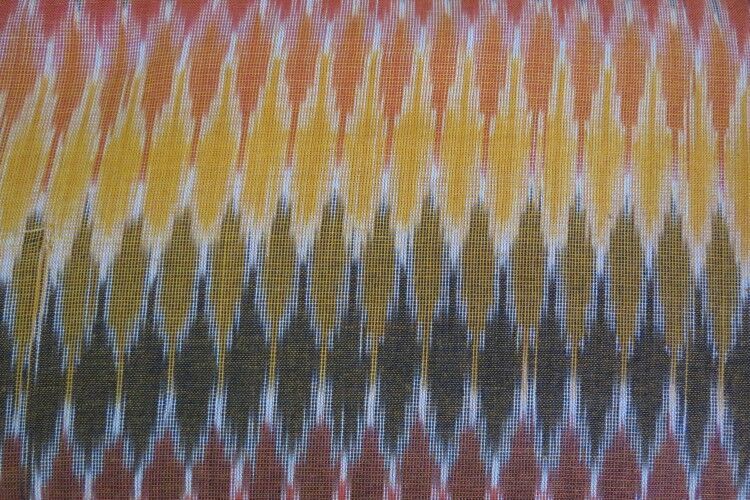 Colorful Ikat Fabric By The Yard