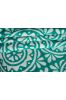 Turquoise Block Print Cotton Upholstery Fabric