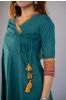 Green Flaired Angrakha 3 Piece Set