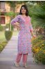 Pink Floralkurta Set